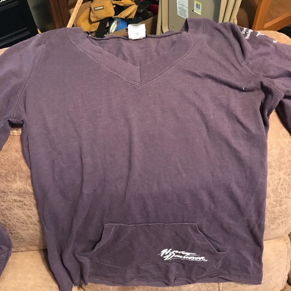 Harley Davidson purple long sleeved size M